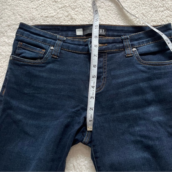 Kut from the Kloth Connie Raw Hem Ankle With Zipper Skinny Jeans Size 4 - Picture 11 of 12